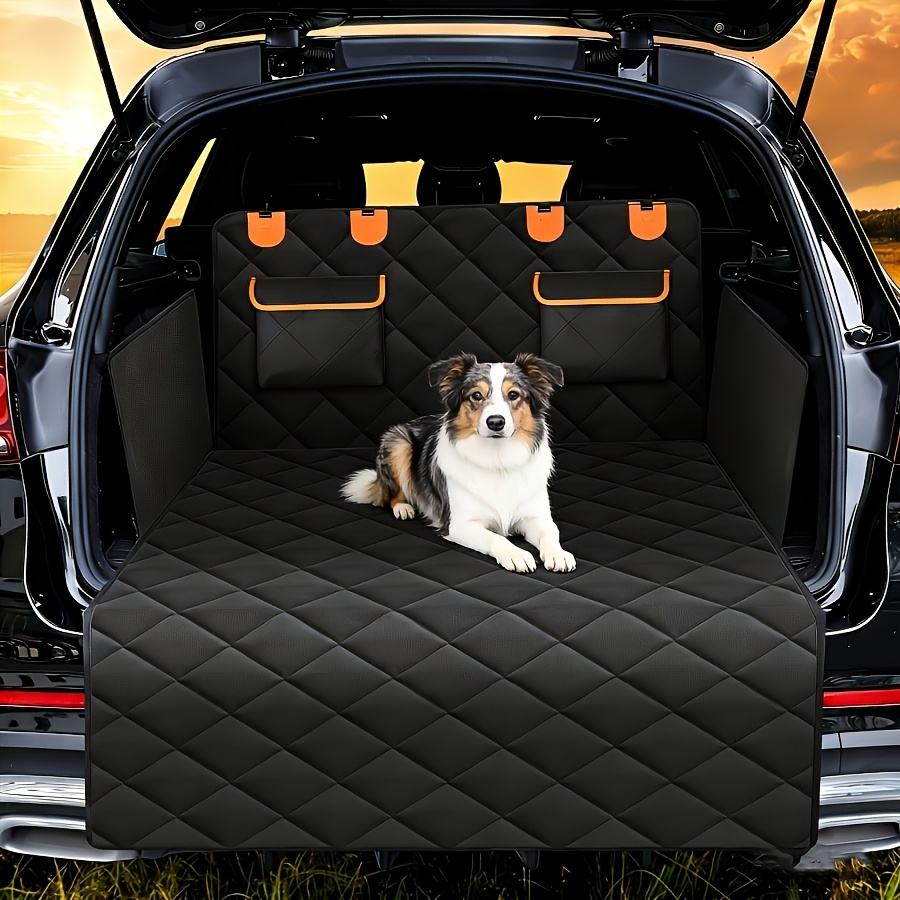 Suv Pet Car Trunk Pad With Side Protection Wings And Rear Seat Storage Function, Anti Slip And Dog Car Rear Seat Protection Pad, Suitable For Suvs And Box Trucks