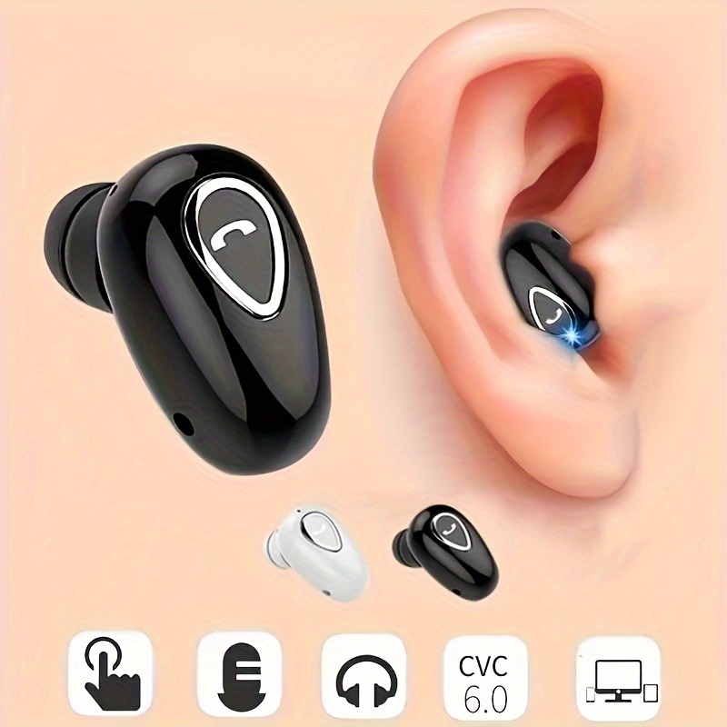 Comprar Mini auriculares invisibles para dormir Bluetooth 5,3 auriculares  ocultos impermeables reducción de ruido TWS auriculares inalámbricos  auriculares estéreo deportivos