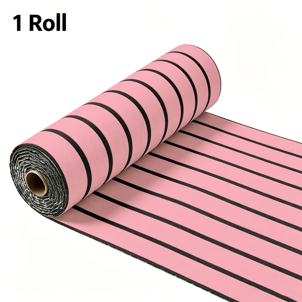 TEMU 1 Roll Thick 3d Wood Grain Wall Panels, 19.68" X 118.11" Pvc & Xpe Self-adhesive Foam Wall Tiles, Peel And Stick Removable Waterproof Wall