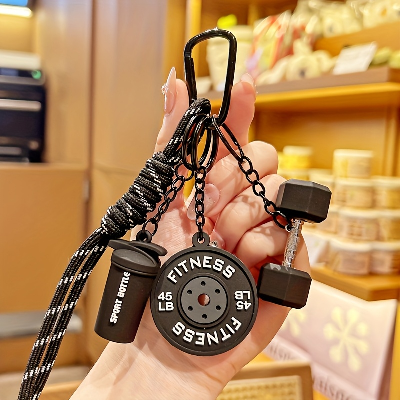 detachable barbell plates keychain dopamine d shaped - Temu Oman