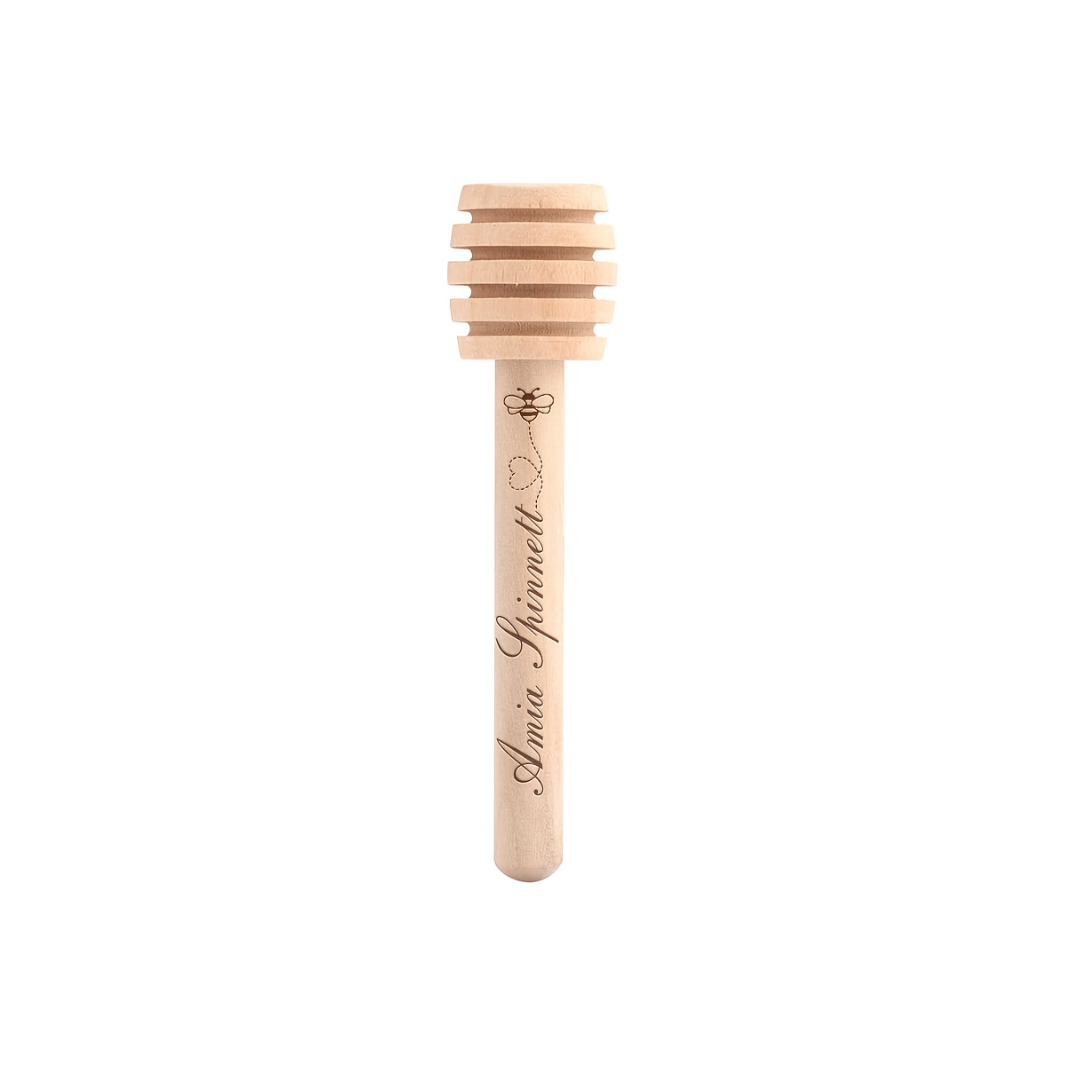 TEMU 10pcs Dookebws Honey Spoons - Personalized Engraved Mini Spoons Suitable For Wedding Favors, -themed Gifts, Honey Jar Stirrers, For Home Kitchen