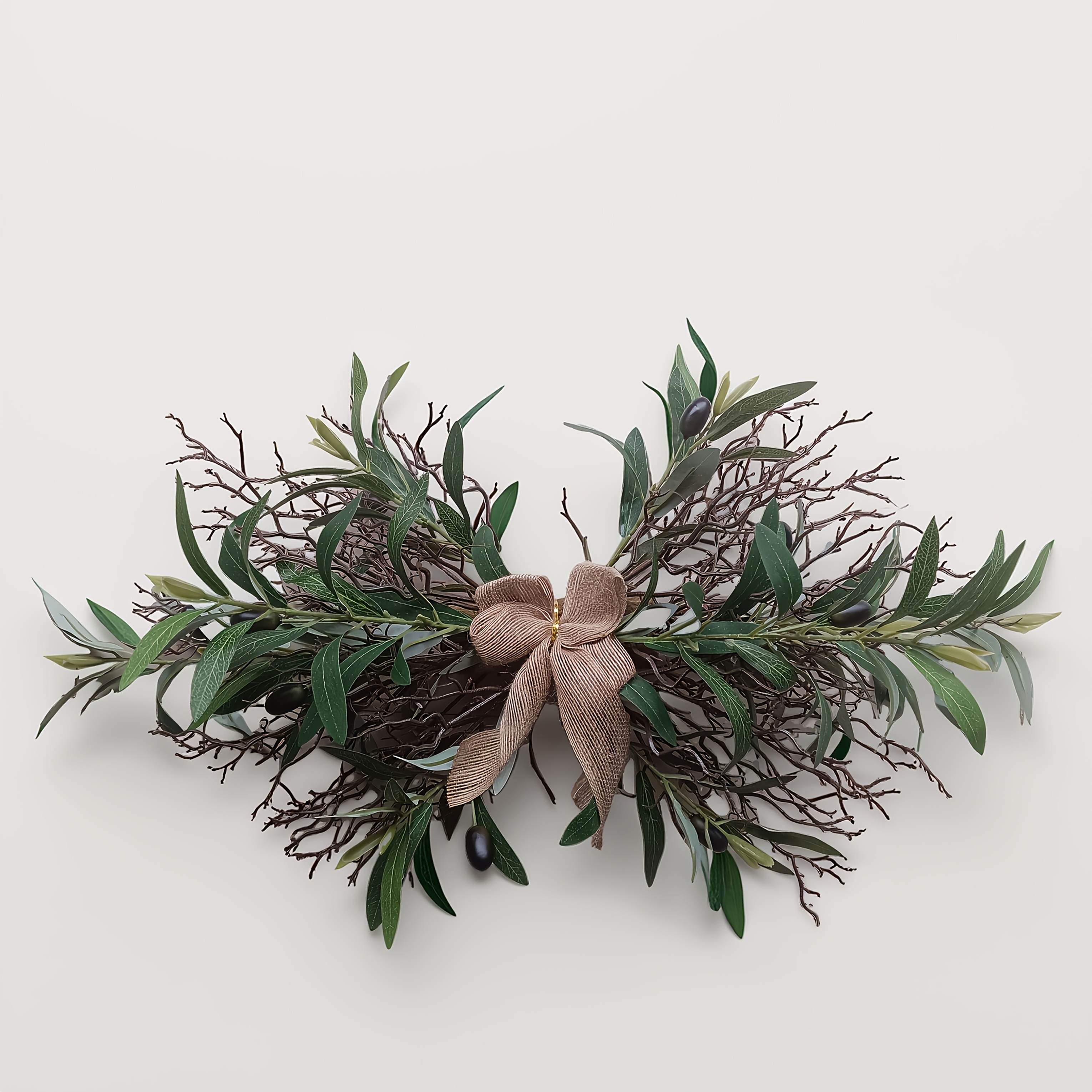 TEMU Artificial Flower Wreath Suitable For Indoor And Outdoor Farmhouse Decoration, Hanging On The Wall Or Window, Very Suitable For Home, Holiday,