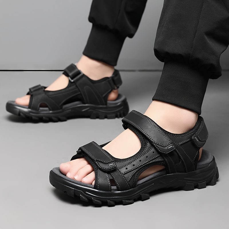 Men\'s Leather Sandals Open Toe Fisherman Hiking Outdoor Casual Summer Men main image 3