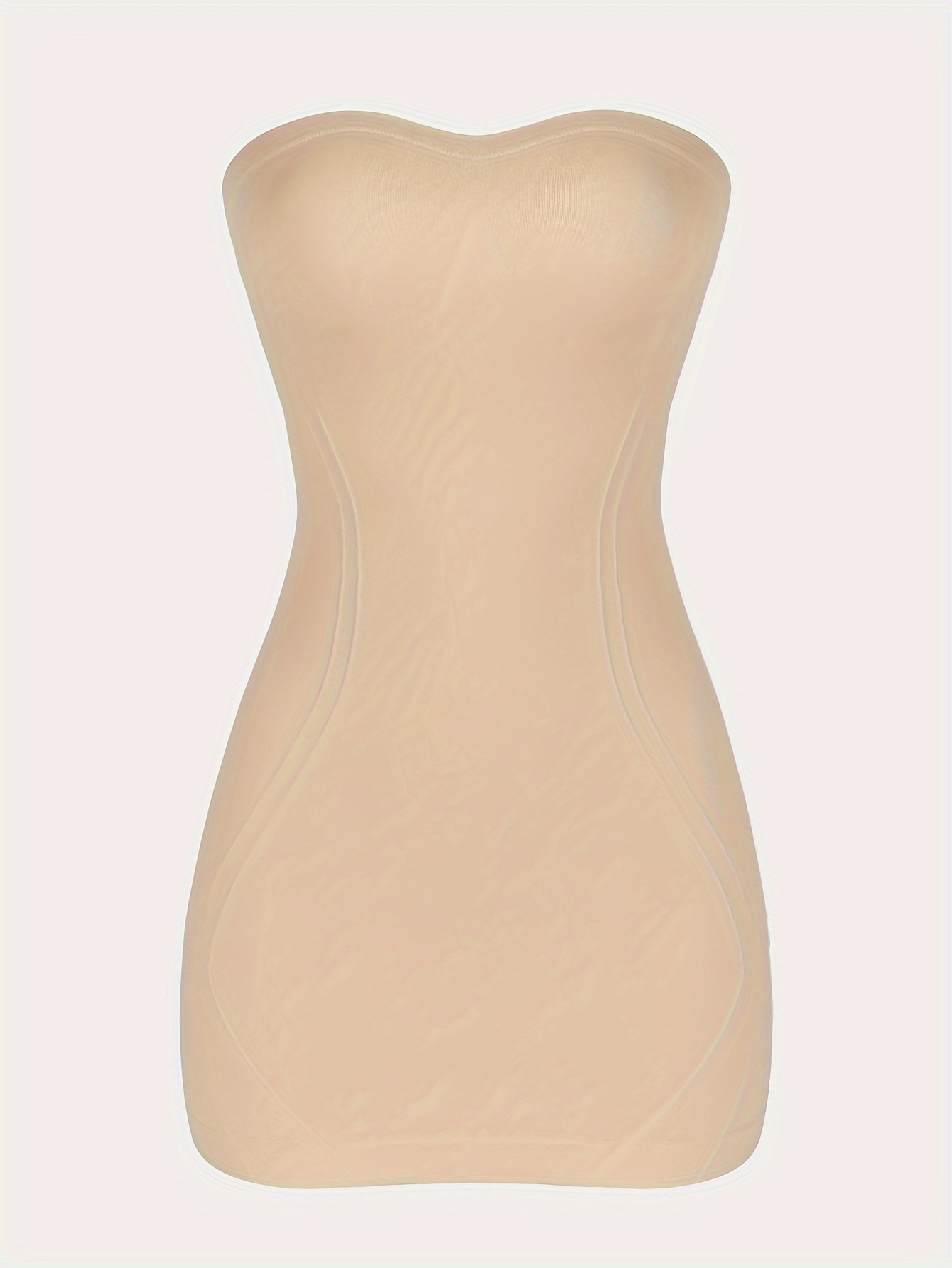 Seamless Shaping Tank Dress V Neck Tummy Control Slimming - Temu