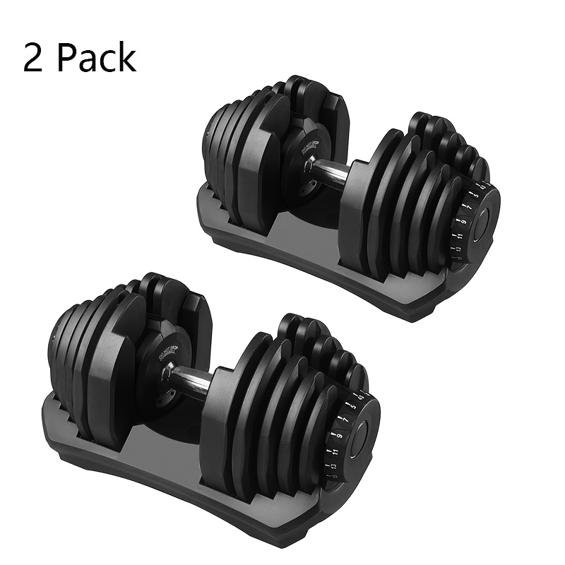2 Pack Adjustable Dumbbell 40kg Fitness For Home Gym Arm And Muscle Training
