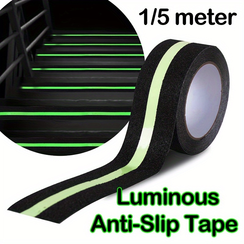 

1/5m Anti-slip Tape, Waterproof Pvc Safety Traction Tape, High Rubberized Surface, With 5cm X 1/5m, For Indoor/outdoor Stairs, Steps, And Hazardous Areas