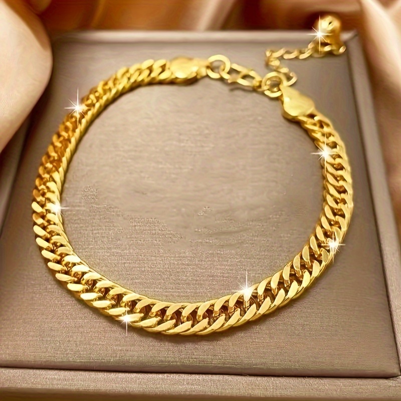 6mm/8mm Luxurious Women's Golden Casual All-match Party Wedding Gift