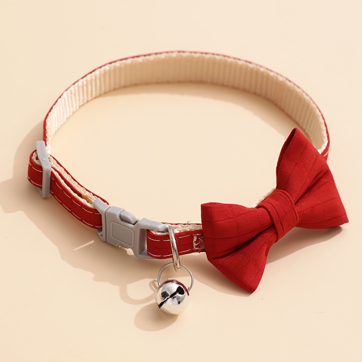 adjustable   bow tie pet collar   nylon   small   Product details 1