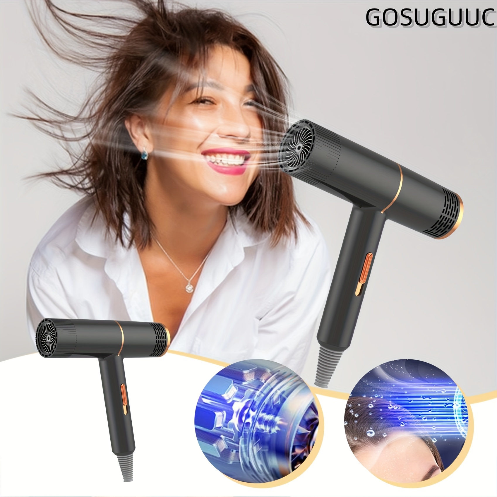 

Dryer, High- Hair Dryer, Portable Hair Dryers & Accessories For Women Men, Home Hair Dryer With Comb, Blowing Comb, Care Tool