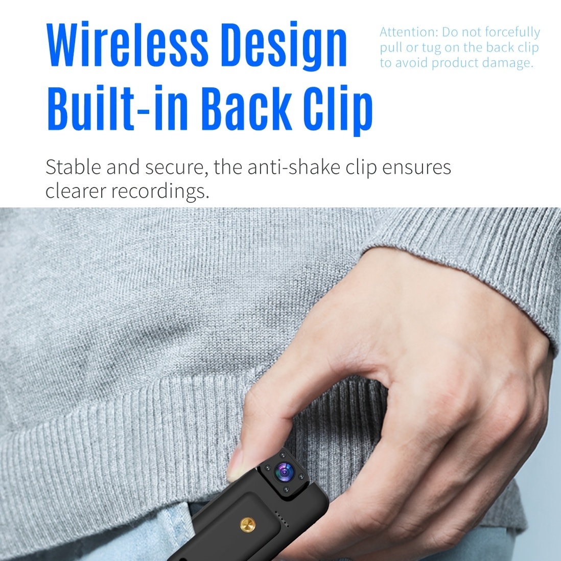 éclairage extérieur  , enregistreur à écran  ,   rotatif 1080p, batterie intégrée avec vision  , portable de poche, enregistreur pour pêche Détails du produit 6