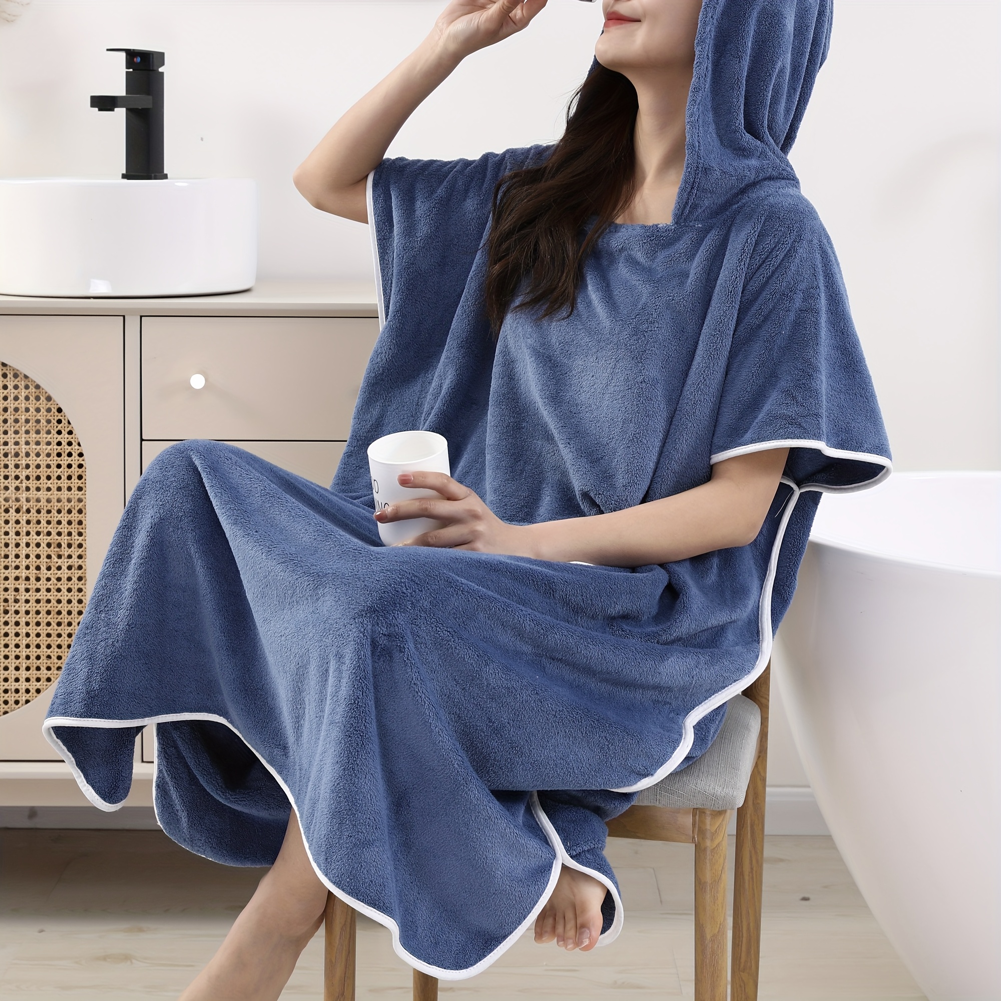 knee length dresses for ladies Full-Length Towel Dress | Quick-Dry Luxury Spa Robe main image 0