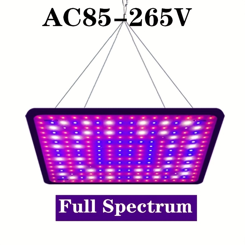TEMU Lampe de Croissance pour Plantes 1000W à Haute Efficacité Lumineuse, Lampe LED à Spectre Complet Suspendue, Haute Efficacité Lumineuse, Améliore