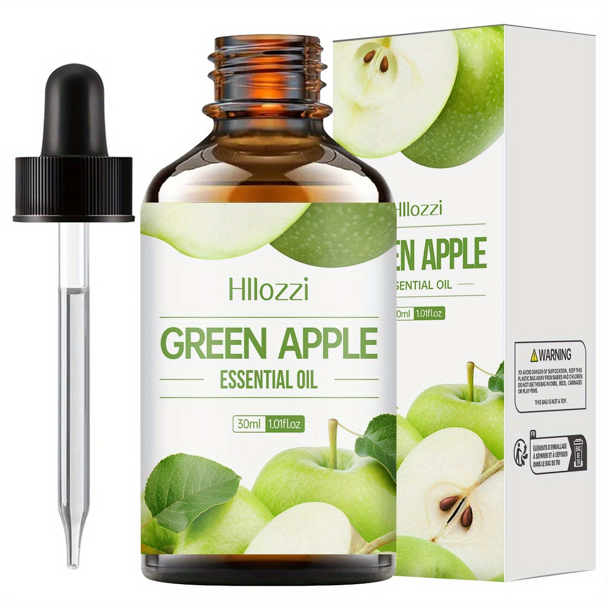 Green Apple Essential Oil (30ml/0.01fl.oz, 60ml/2.03fl.oz, 100ml/3.38fl.oz) – Available in Three Sizes, This Oil Delivers a Refreshing Apple Scent. Ideal for Use in Diffusers, Its Long-lasting Fragrance Makes It a Choice for Home and Travel - Image 4