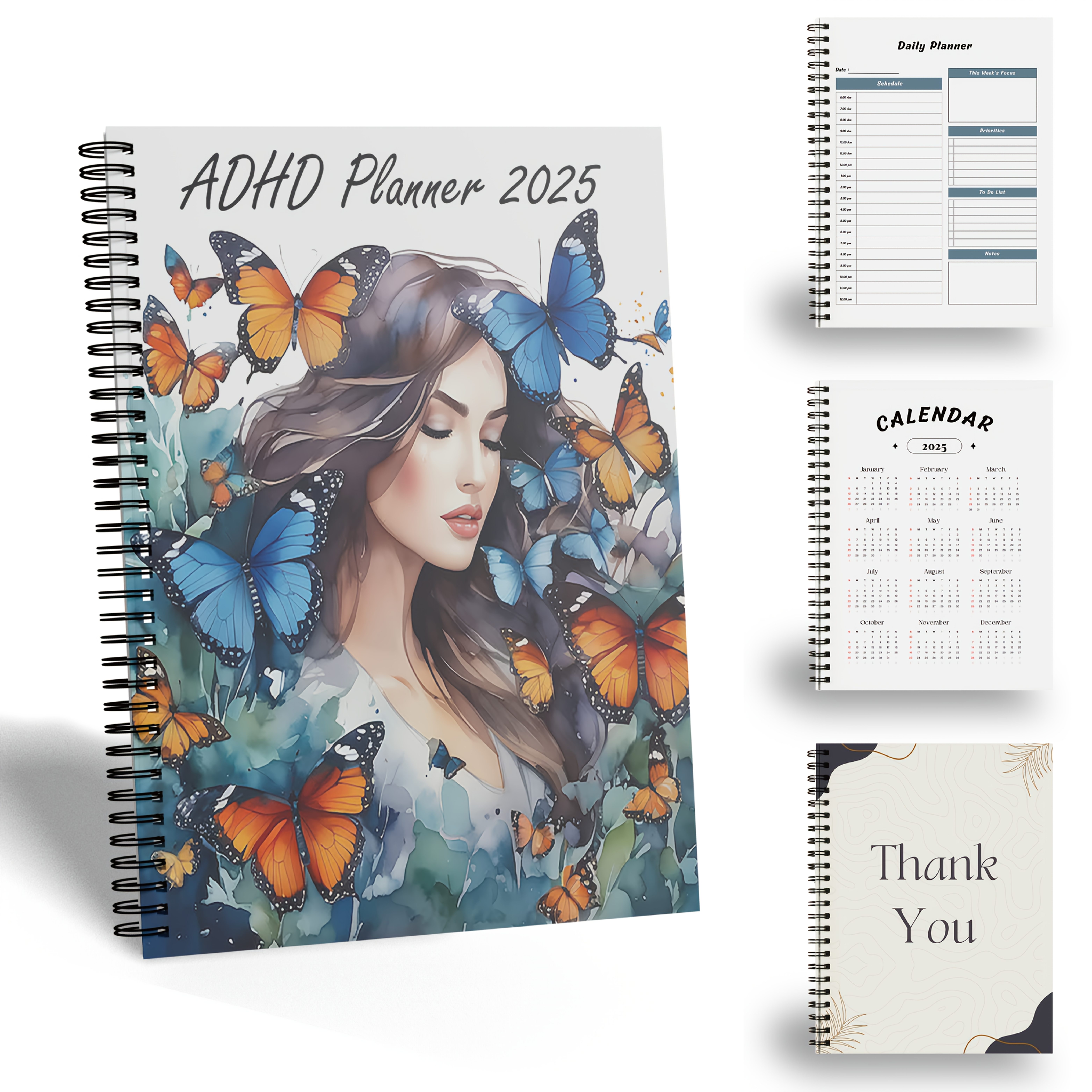 

2025 -friendly Monthly Planner - To-do List & Agenda Notebook For Women, Perfect Christmas Or Birthday Gift