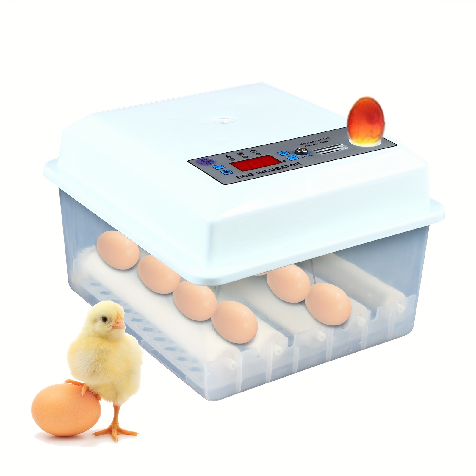 

16 Egg Auto-turning Digital Eggs Incubator Chicken Goose Duck Quail Eggs Hatcher