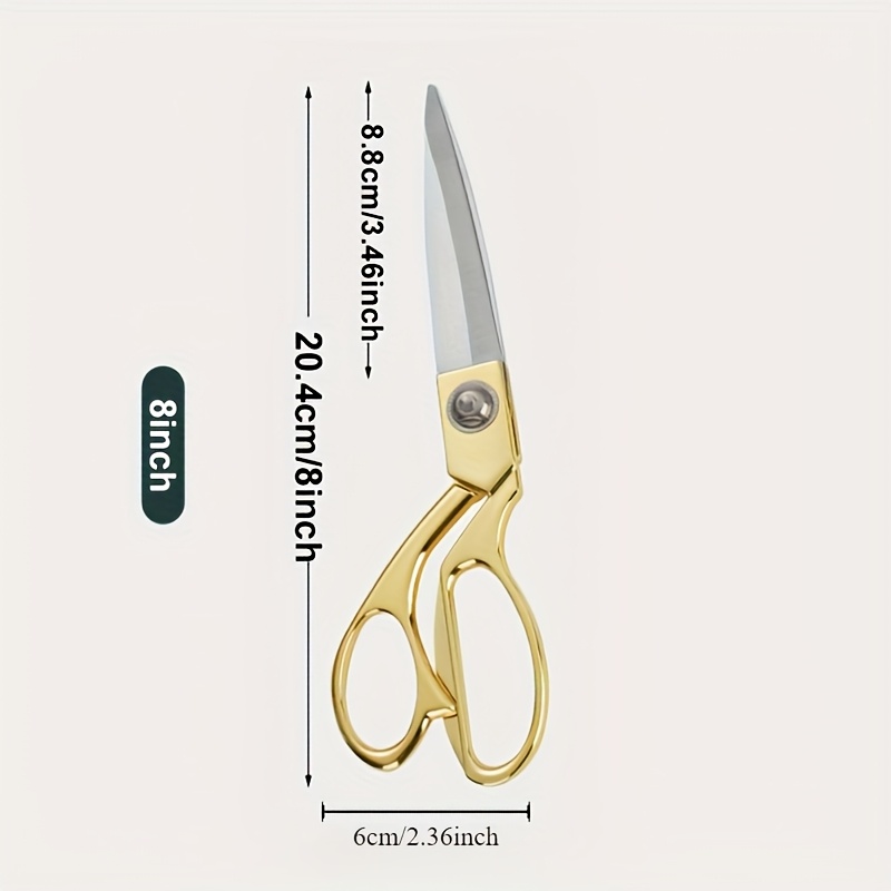 Heavy-duty Tailor Scissors For Home And Hand Sewing, Sharp Fabric And Leather Scissors, Suitable For Sewing, Cutting, And Crafts, Christmas And Halloween Gift