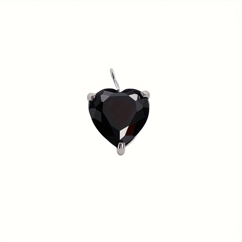 Star and Heart-Shaped Colorful Zirconia Pendant