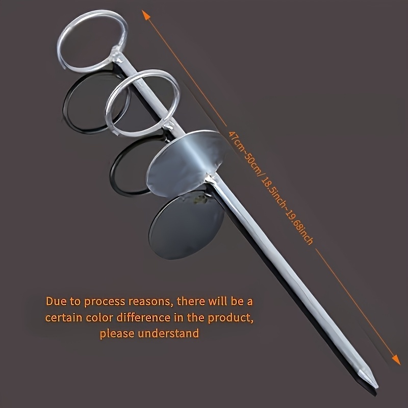 Image of Durable Stainless Steel Fishing Rod Holder - Essential Gear For , Silvery , 50/40/30cm Sizes