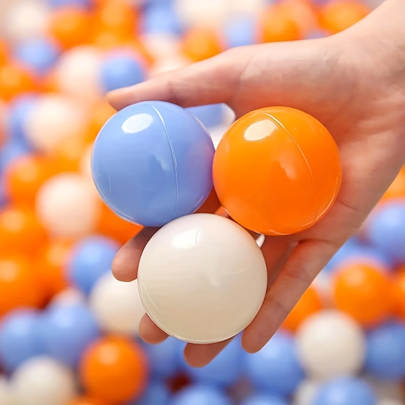 SOULONG 100 Bolas De Plástico De Colores – Diámetro 4 O 5,5 Cm | Ideal Para Piscinas De Bolas, Tiendas De Campaña Y Juegos Sensoriales Para Bebés