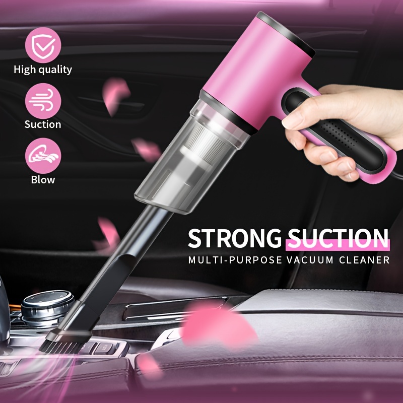 

Automobile Vacuum Cleaner, Strong Suction Super Dry-wet Cleaning Hair, Multi-function Portable Mini Handheld Car 12v Vacuum Cleaner, Vacuuming And Blowing Dust