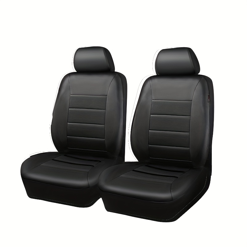 TEMU 2pcs/5pcs Housses de Siège Auto et 2pcs/5pcs Housses d'-Tête, Housses de Coussin de Siège Auto Universelles Toutes Saisons