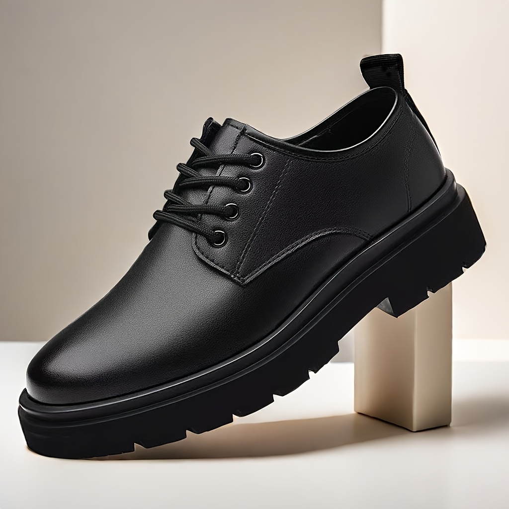 

Spring And Autumn Season's Hot Selling Heightened Men's Shoes, , Youth Business Formal Breathable Low-top Anti-slip And Wear-resistant Groom Shoes