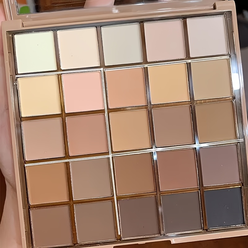 Image of 25-color Eyeshadow Palette, Containing 25 Shades, Brown And , Caramel And , Suitable For Stage Makeup Looks