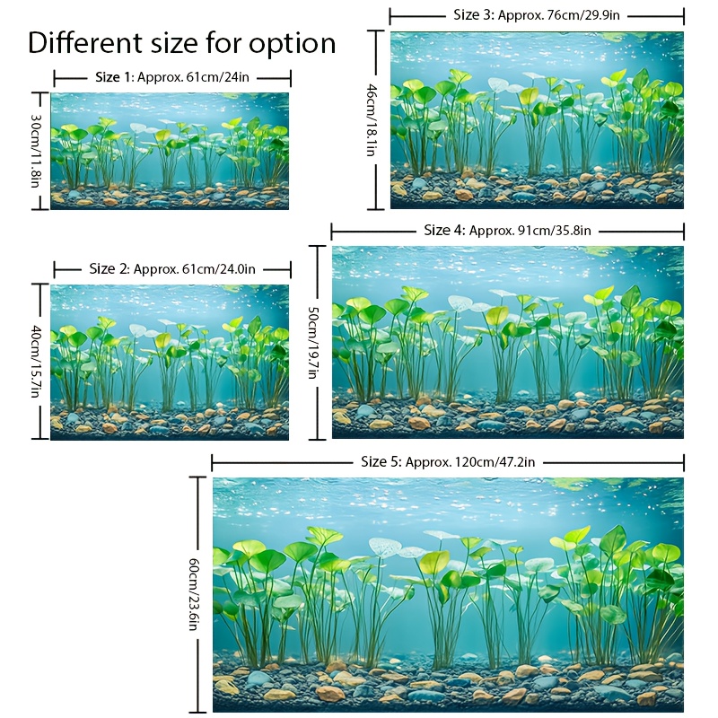TEMU 1 Sheet Desert Canyon Landscape Sticker Mural For Fish Tank Decoration Featuring Natural Rock Scene, Sun-resistant
