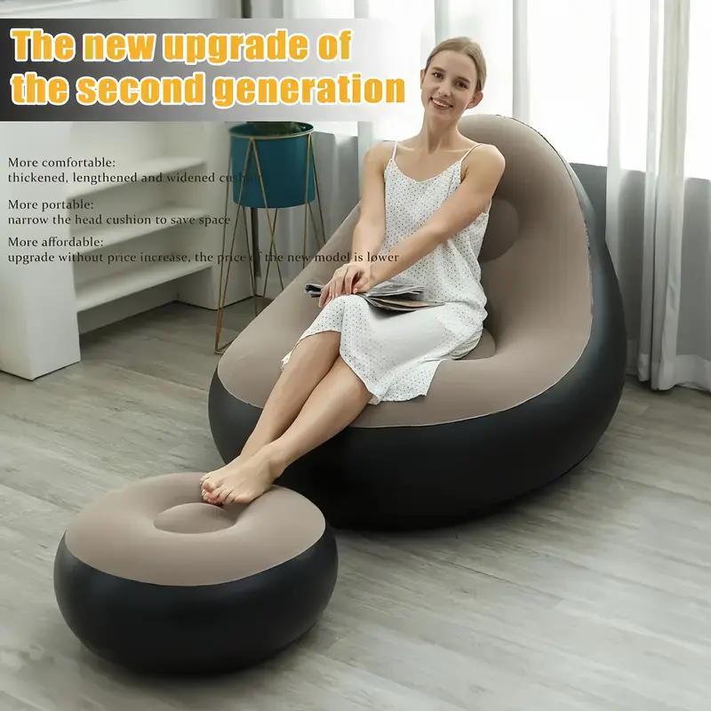 Nouveau Style Tabouret Gonflable de Détendez vos Jambes, Vous Faites Mieux se Reposer, Gonflable Rapidement, Approprié aux Voyages d'avion et de Voiture et à la Maison et au Bureau, Vous Lais Nouveau Style Tabouret Gonflable de Détendez vos Jambes, Vous Faites Mieux se Reposer, Gonflable Rapidement, Approprié aux Voyages d'avion et de Voiture et à la Maison et au Bureau, Vous Lais