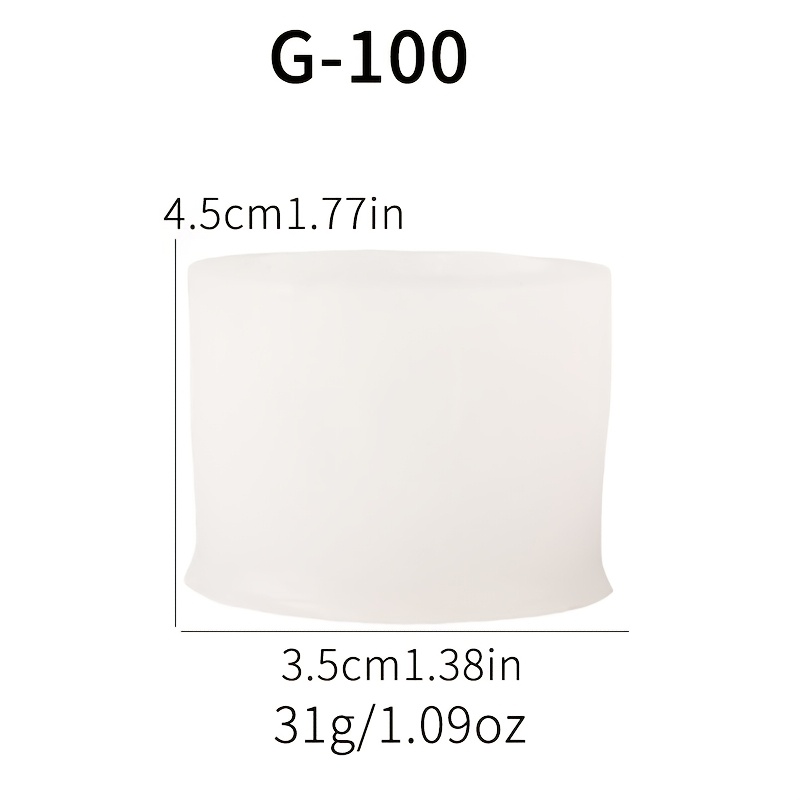1pc, Rose Mold Round Storage Box Cosmetic Jewelry Box Bottle Gypsum Ornaments Silicone Mold
