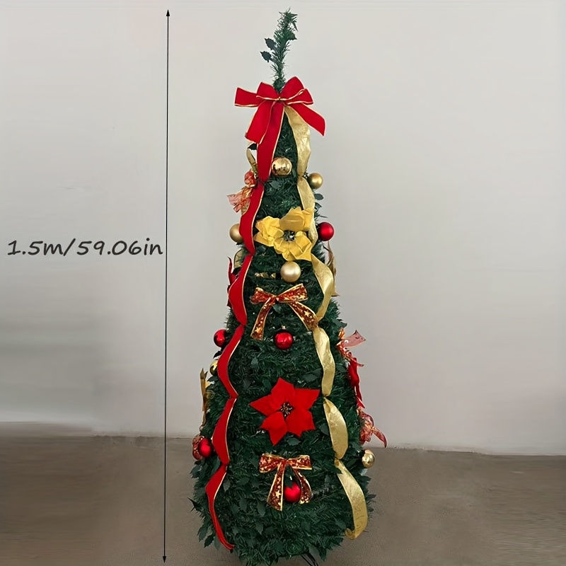 1 5m 1 8m christmas folding tree new years day christmas holiday decoration arrangement   decoration christmas tree ornament