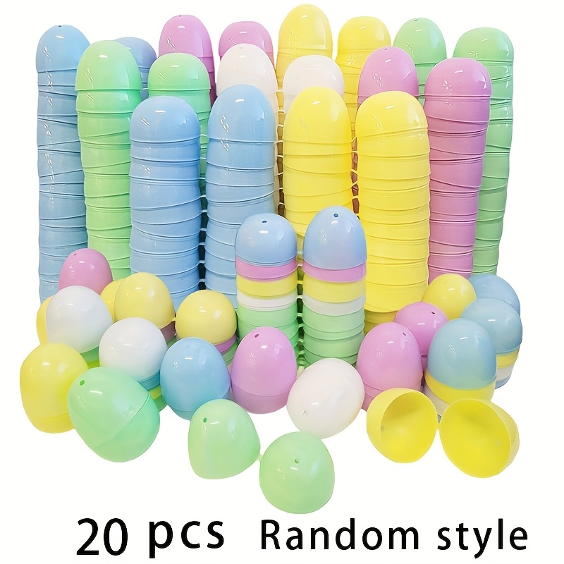 TEMU Gift For Her/him Easter Eggs That Filled, Colorful Easter Eggs, Plastic Eggs, Empty Easter Eggs, Plastic Easter Eggs, Fillable, Easter Eggs,