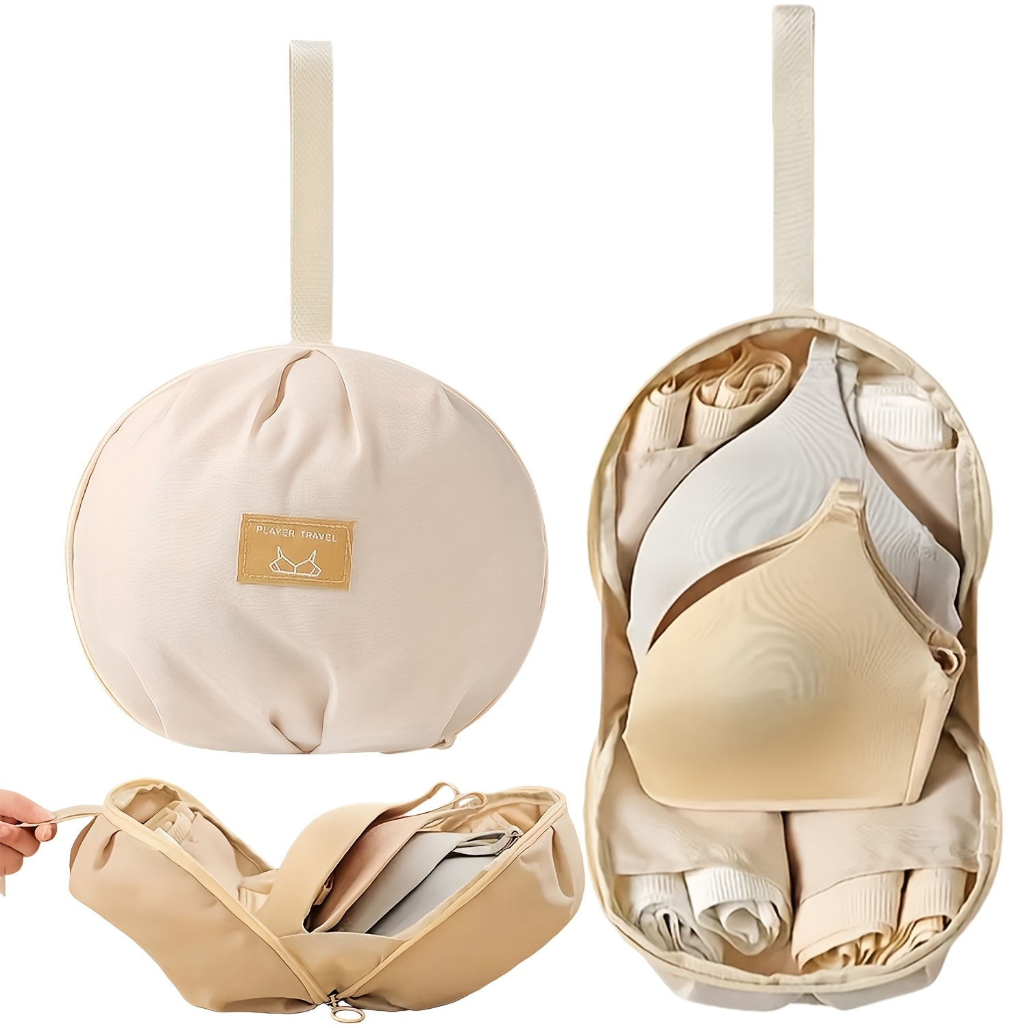 Image of 1pc Bra And Underwear Storage Bag, Intimate Clothing Travel Portable Organizer, -in-one Storage Bag Wholesale
