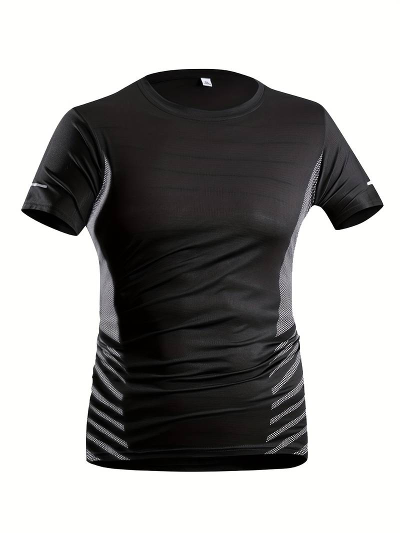 Men's Original Deluxe Quick-Dry Crew Neck T-Shirt – Athletic Fit, Short Sleeve, Solid Colors