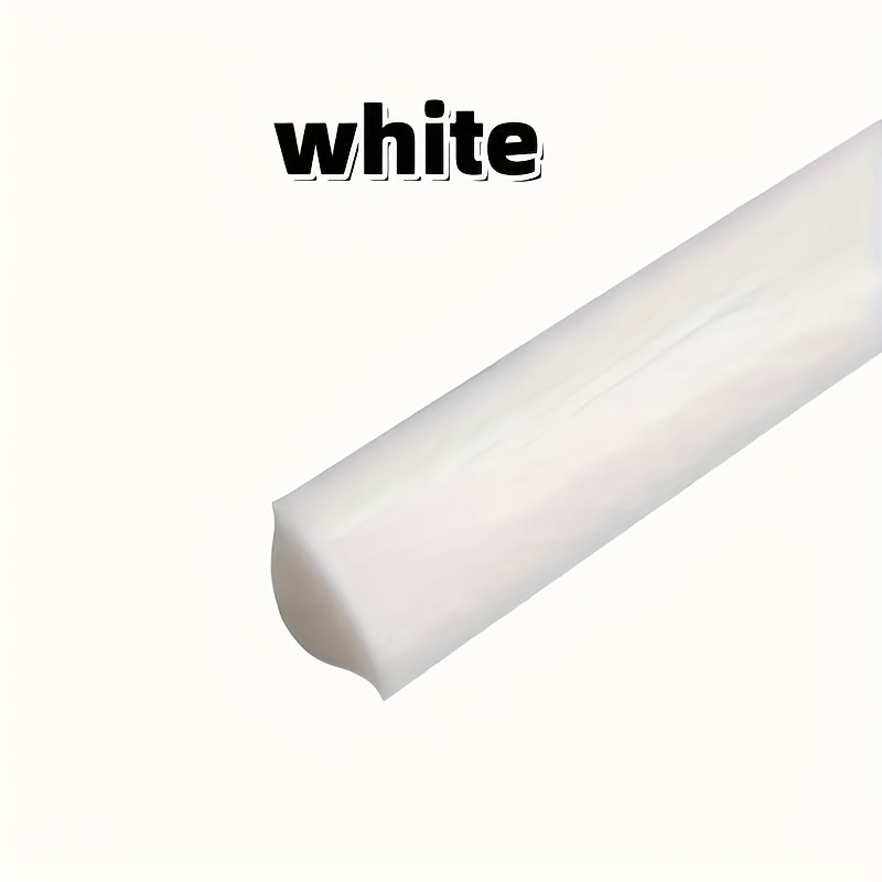 Self-adhesive Waterproof Shower Threshold Barrier - Heavy-duty Plastic Leakproof Splash Guard Suitable For Kitchen Sink, Bathtub, Shower Door & Bathtub Edges - Install Water Containment Strip