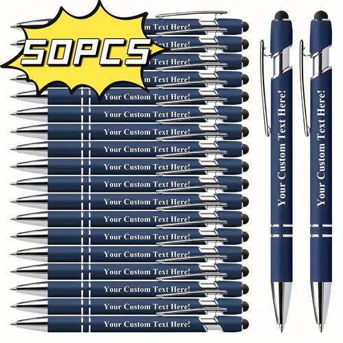 Obrázok položky 20ks/80ks/50ks 20ks/50ks/80ks vlastné gravírované kovové čierne guličkové pero môžu byť gravírované s menami, reklamnými frázami, atď. vhodné na prispôsobenie spoločnosti, gravírovanie študentov, reklamné propagačné perá, gravírované malé darčeky proti , párty suveníry. pohodlné pre párty. kancelárske potreby | vlastné gravírované perá | kovový finiš, guličkové perá na písanie