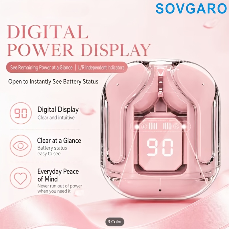 Image of Stylish Led Display Headphones With A Beautiful , A High-fidelity . Featuring A Fashionable And , Audio Quality, , And Comfortable Wear