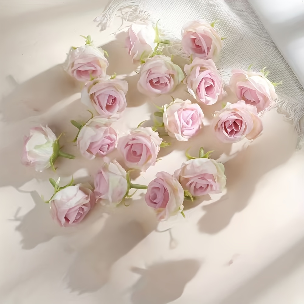 Image of 16pcs Holiday Birthday Party Decoration, Bride Wrist Flower, Home Florist, Floral Material, Valentine's Day Gift, New Year Decoration