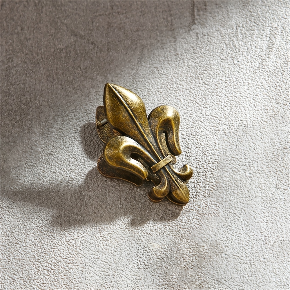 Iris Flower Notebook Clip Metal Memo Holder Receipt Organizer Office Folder Alloy Clip Vintage Bookmark Clip