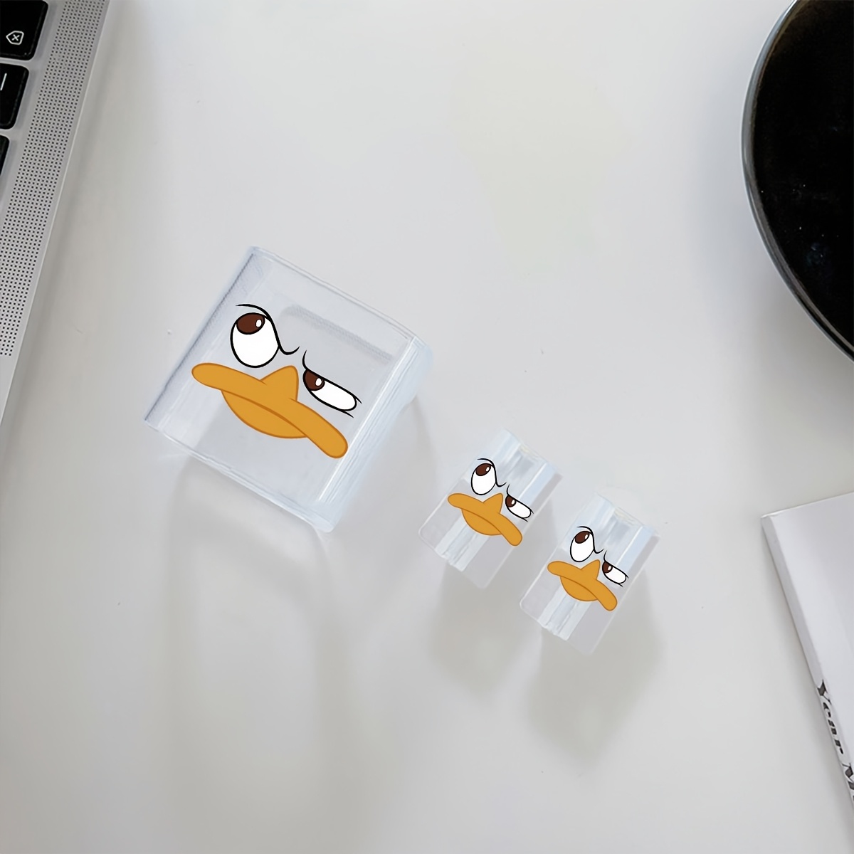TEMU transparente con diseño de adorable, compatible con cargador de 18W/20W para iPhone, para cargador de iPhone 13/14/15, cubierta para cargador de