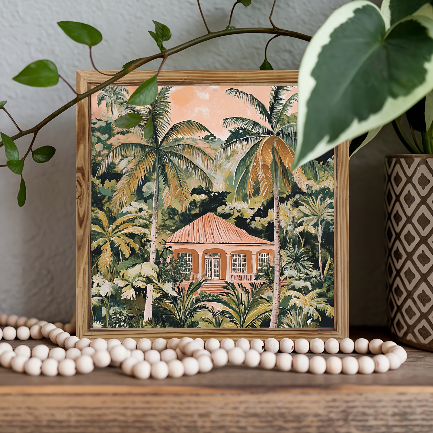 TEMU 1pc, Wooden Framed Sign Vintage Inspirational Wall Art Desktop Decoration Perfect Gift For 8x8 Inch