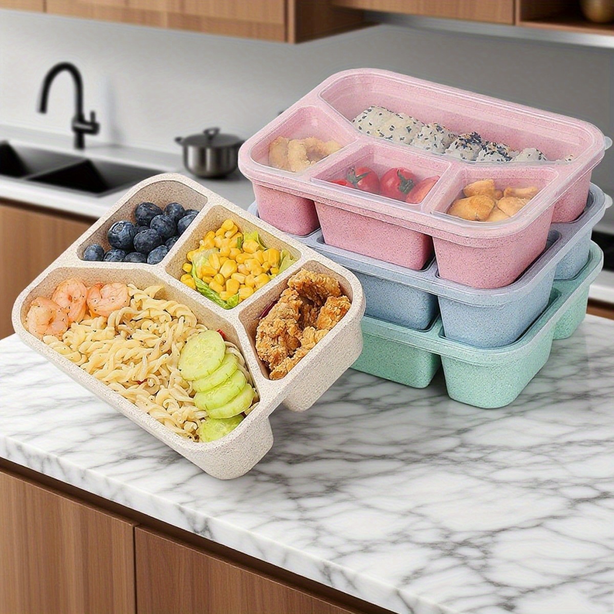 bento lunch containers sold on Temu United States