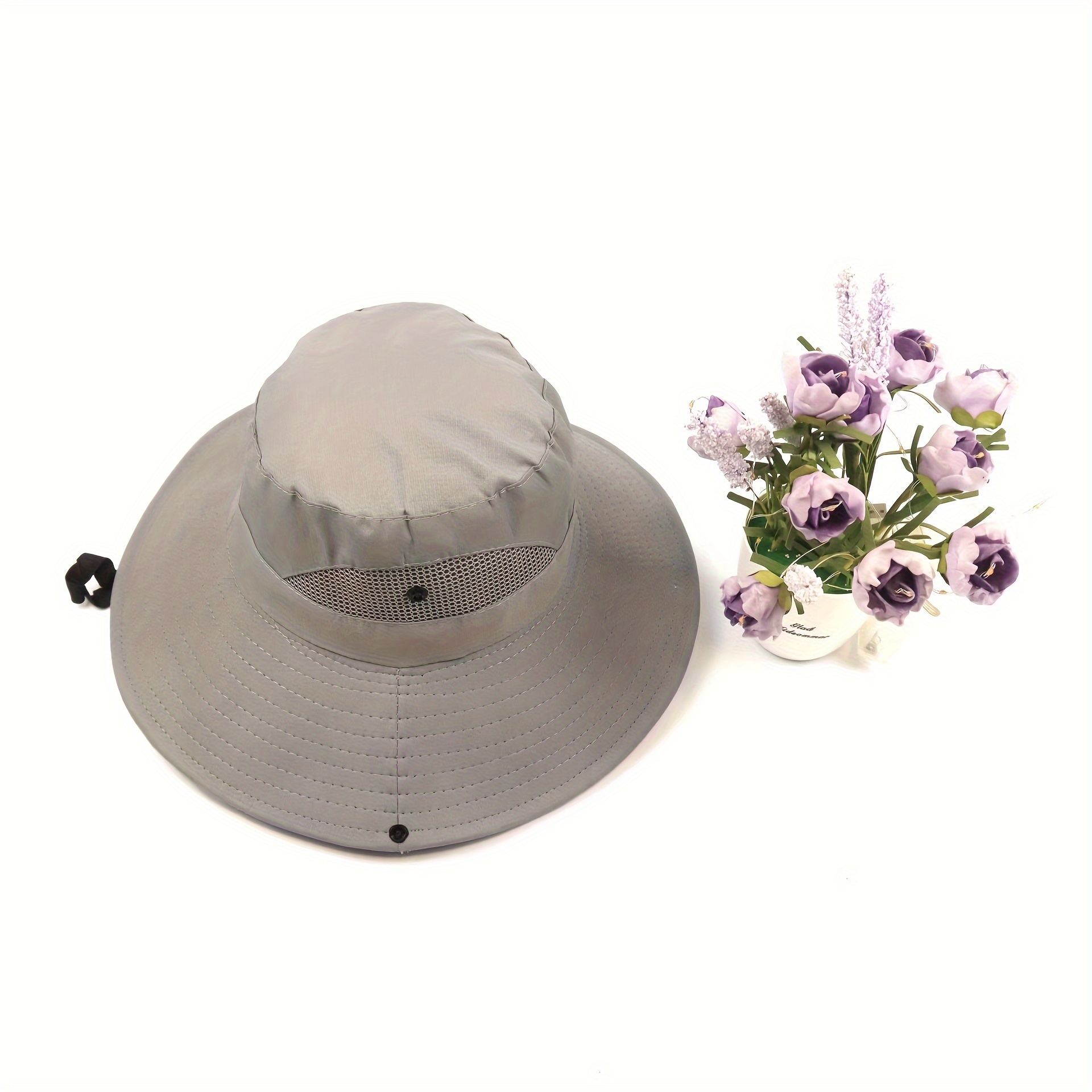 Adjustable Spring Summer Outdoor Sun Hat For Men Women With Wide