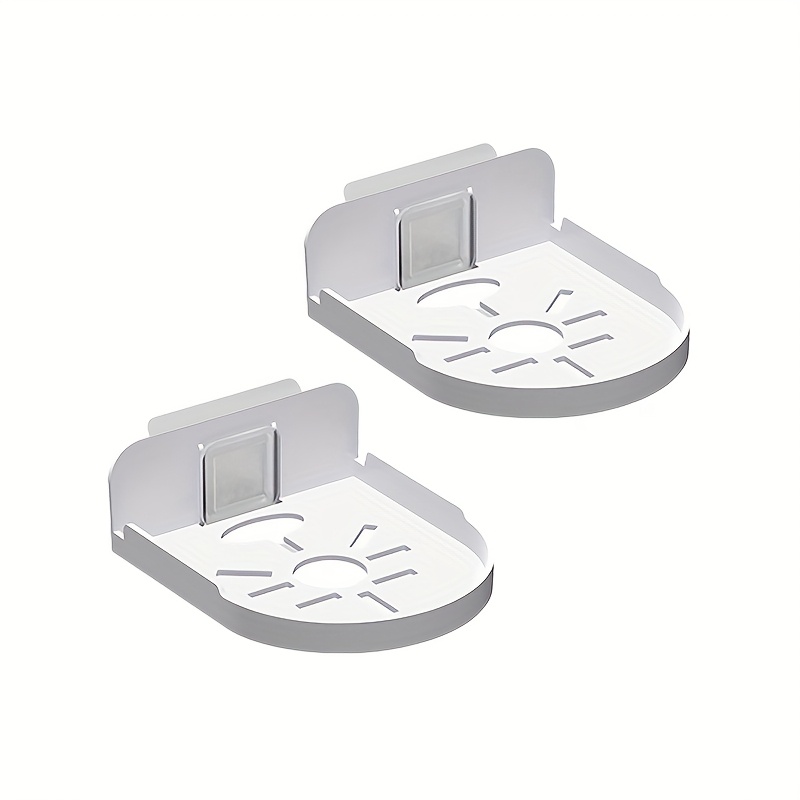 TEMU 2 stuks Acryl Wandmontagebeugel voor Beveiligingscamera, Lijmrekken voor Baby Monitors Luidsprekers, Geen Boren Montagebak Binnen, , Duurzaam