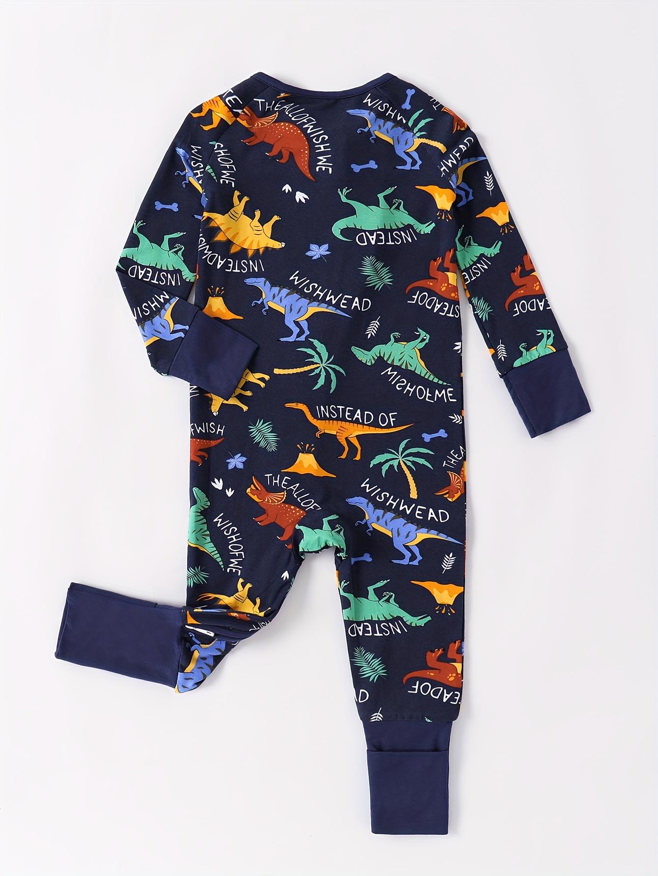 Baby's Cartoon Colorful Dinosaur Pattern Breathable Bamboo - Temu