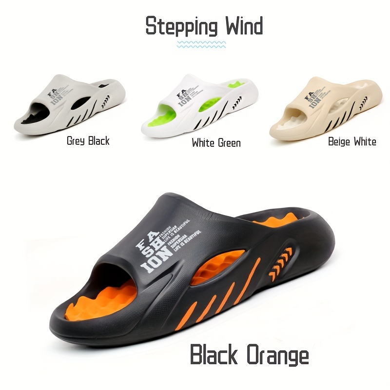 

Men's & Women's Slides, Massage Sole Comfort Slippers, Fashionable Couple's Slide Sandals, Non-slip, Odor-resistant, Durable, Breathable, Versatile Outdoor Footwear