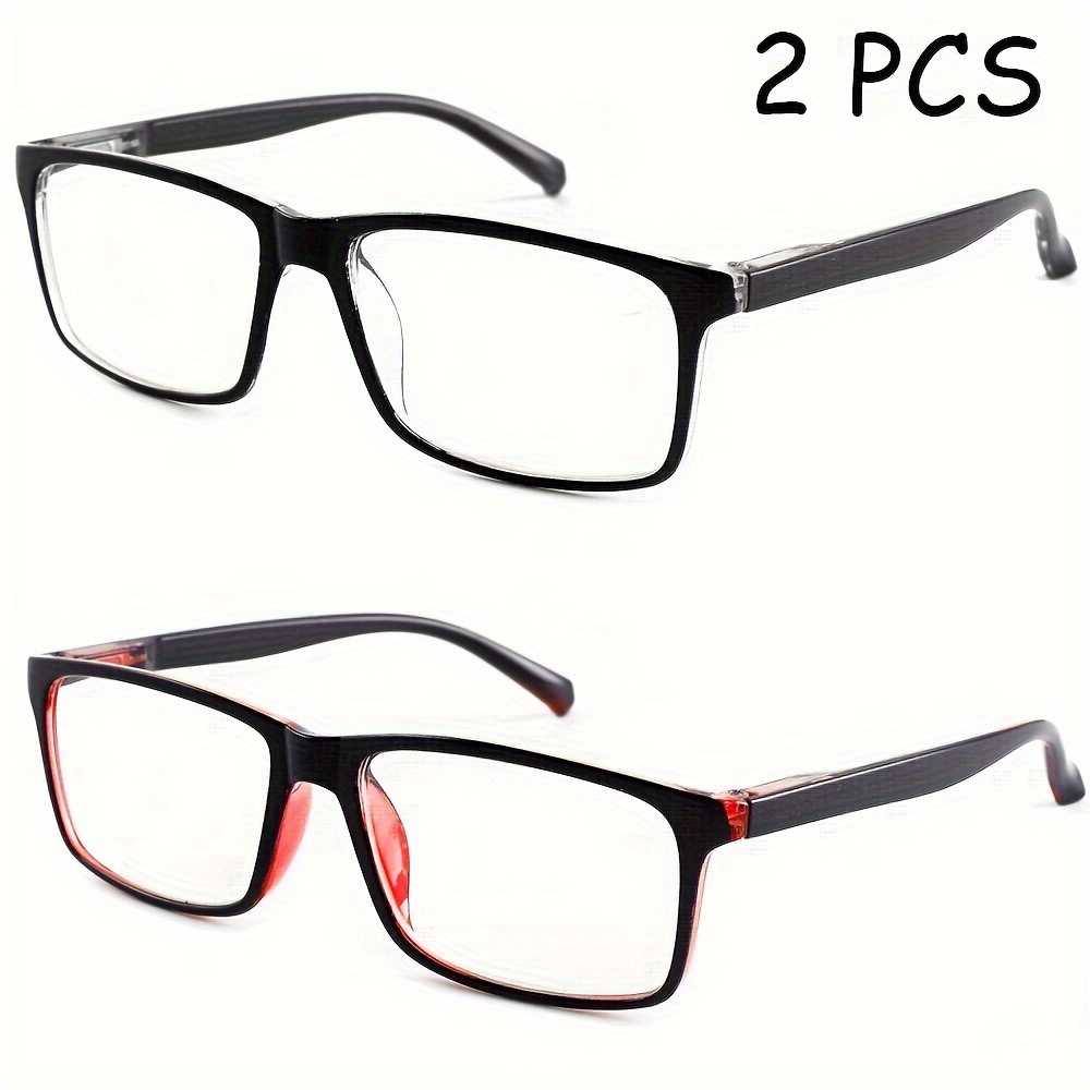 Set of 2 Both Men And Women, Featuring Spring Hinges, Suitable for, in Black And Red, Designed for Presbyopia., Christmas Gifts - Image 6