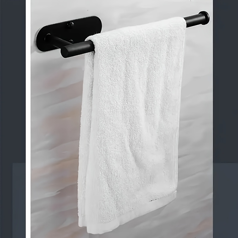 TEMU 304 Stainless Steel 13-inch Paper Towel Holder - Black/silvery, Roll Paper Towel - For Kitchen Use, Large Paper Towels - Under Cabinet,
