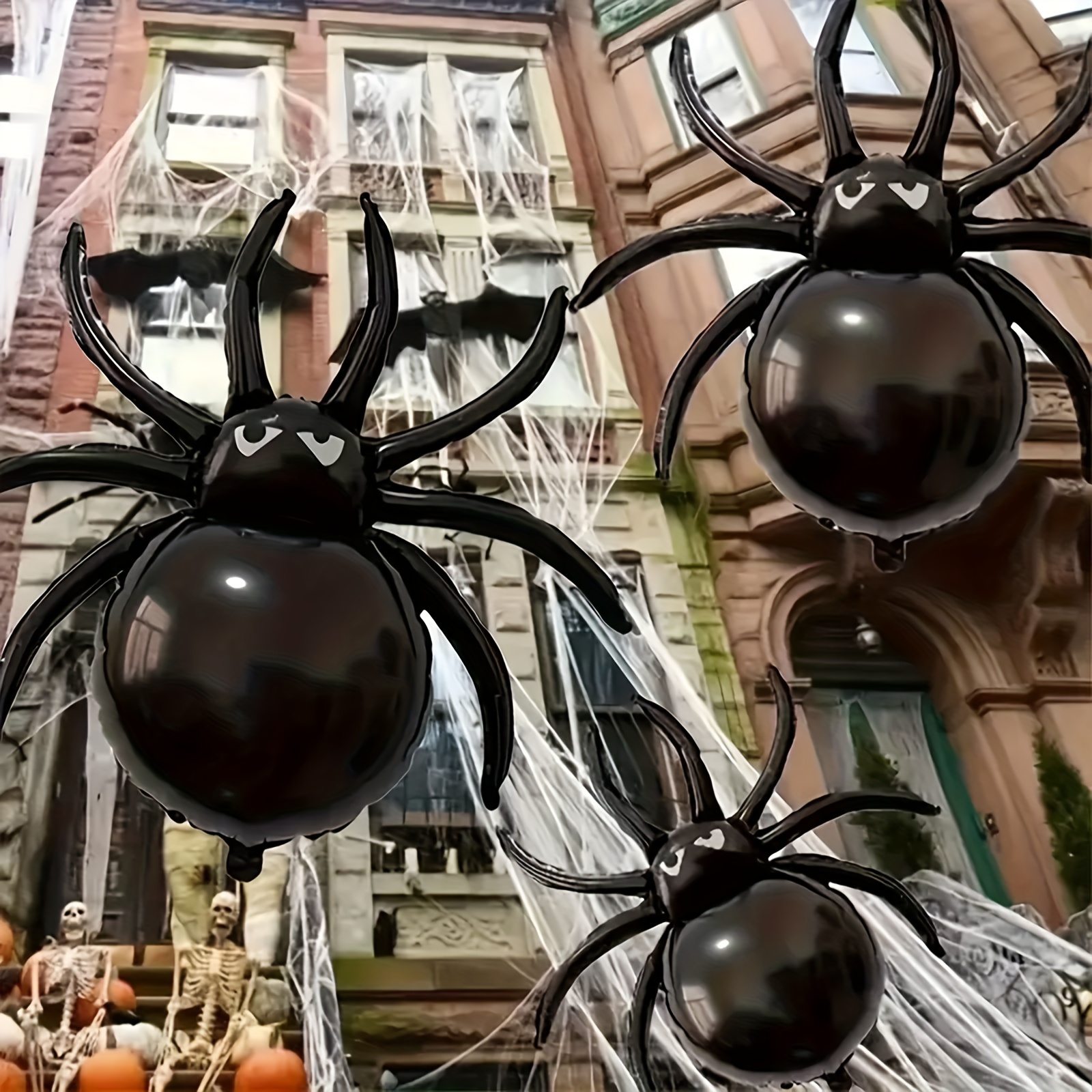 

5pcs Spider Set For Halloween, Day Of & Parties - , No Needed, Featherless - For 14+