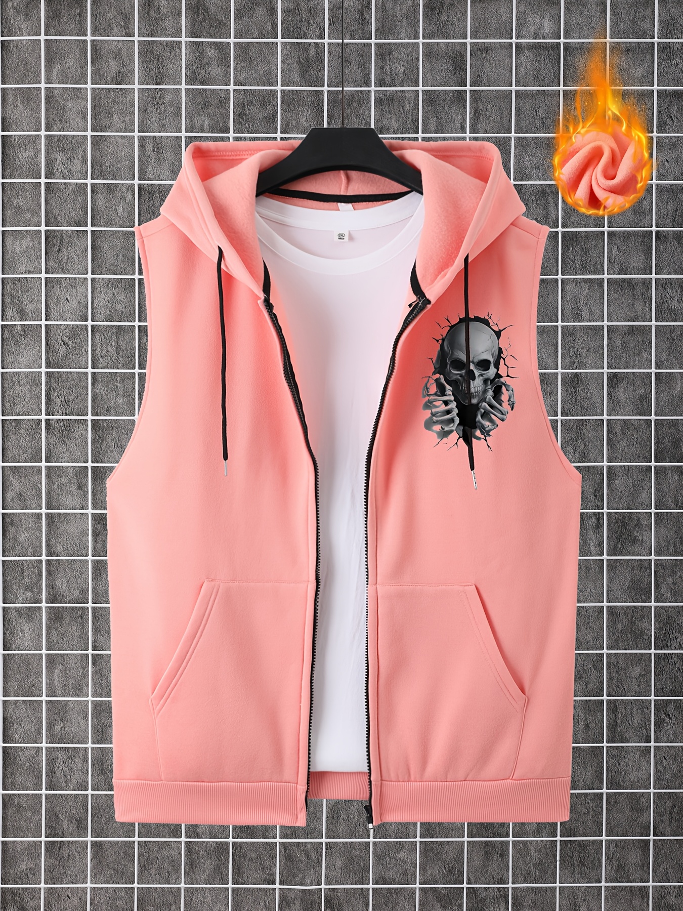 vest hoodie sold on Temu United States